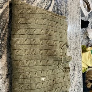 Womens army green Ralph Lauren sweater